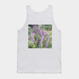 Flowering Variegated Liriope Tank Top